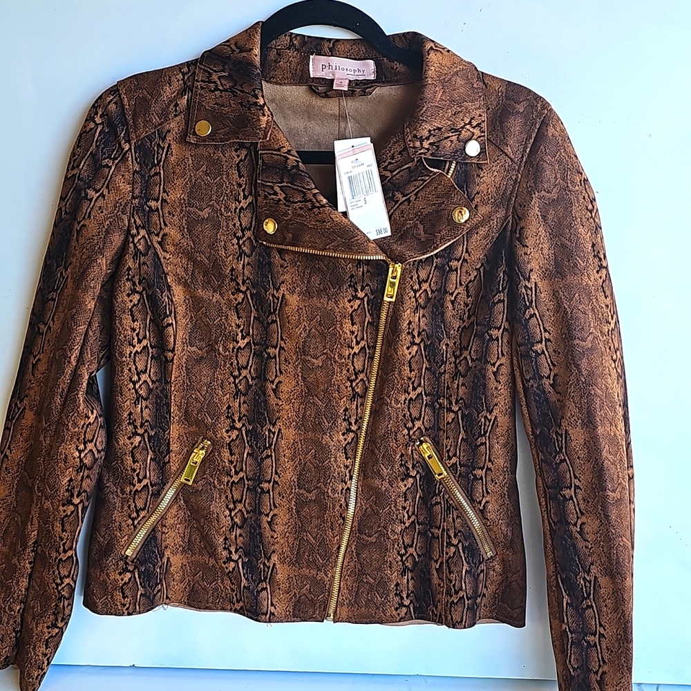 PHILOSOPHY Jacket Lightweight/ Size Small/ NWT